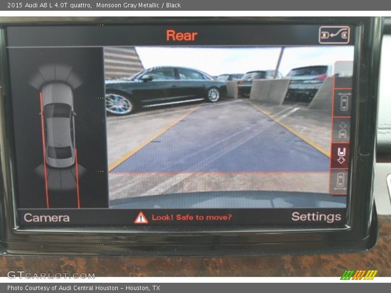Monsoon Gray Metallic / Black 2015 Audi A8 L 4.0T quattro
