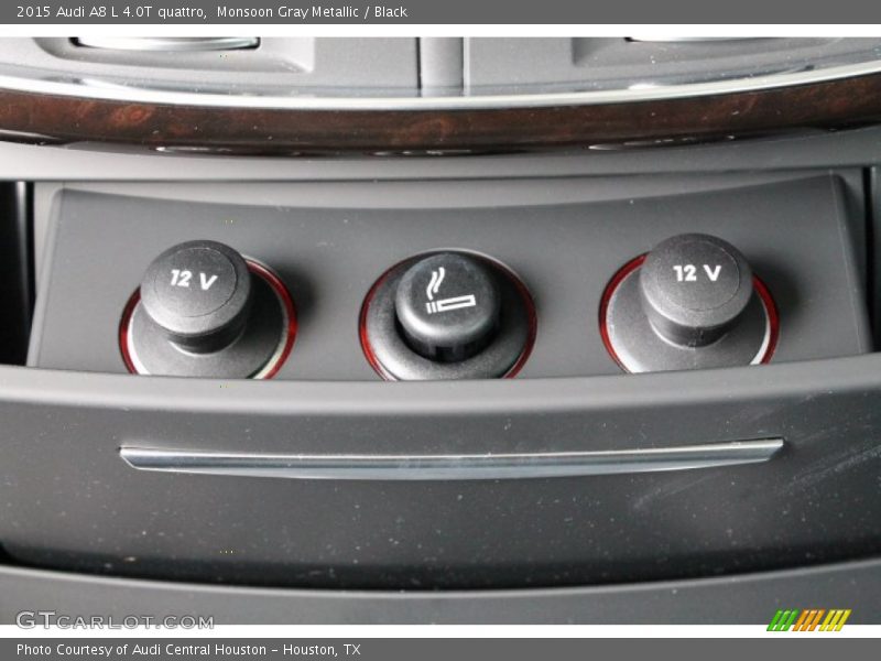 Monsoon Gray Metallic / Black 2015 Audi A8 L 4.0T quattro