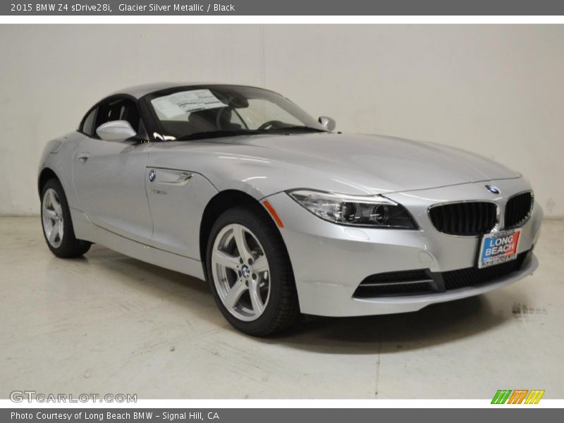 Glacier Silver Metallic / Black 2015 BMW Z4 sDrive28i