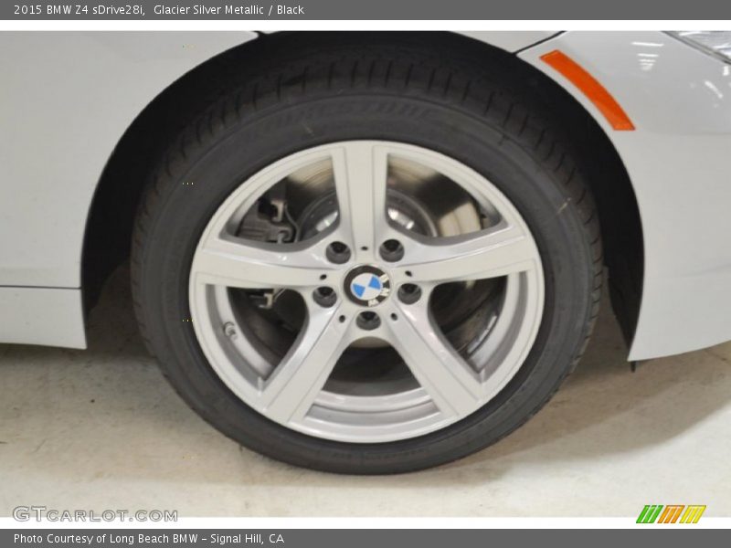 Glacier Silver Metallic / Black 2015 BMW Z4 sDrive28i