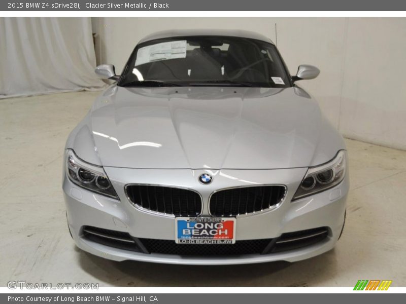 Glacier Silver Metallic / Black 2015 BMW Z4 sDrive28i