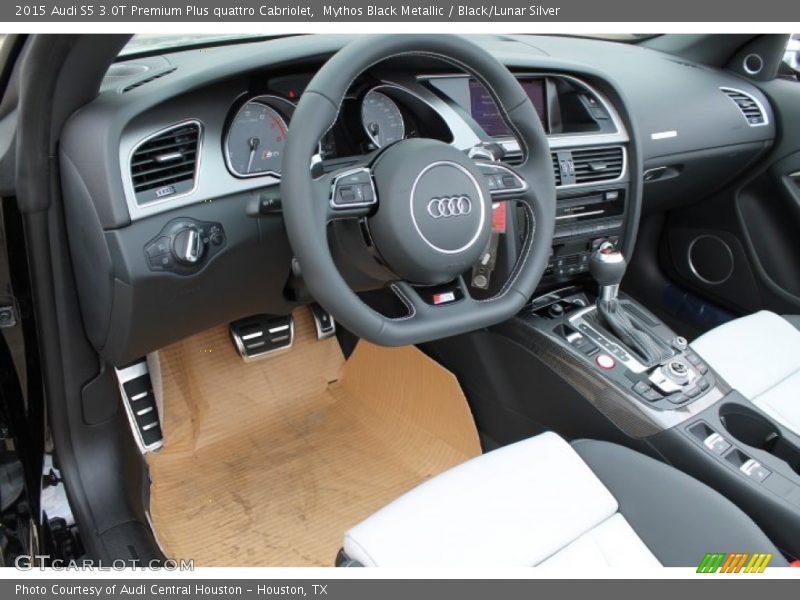  2015 S5 3.0T Premium Plus quattro Cabriolet Black/Lunar Silver Interior