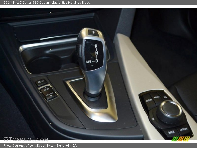 Liquid Blue Metallic / Black 2014 BMW 3 Series 320i Sedan