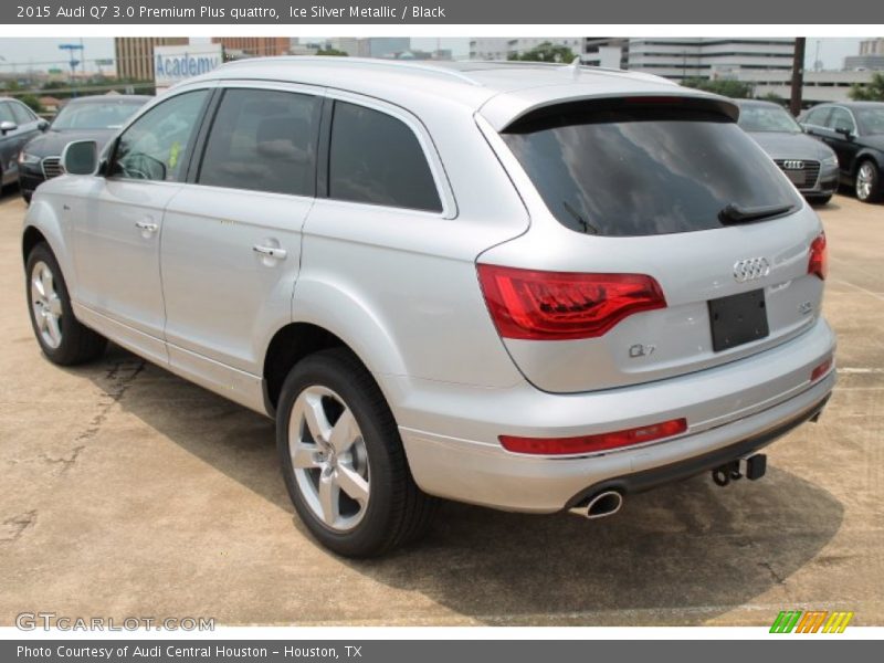 Ice Silver Metallic / Black 2015 Audi Q7 3.0 Premium Plus quattro