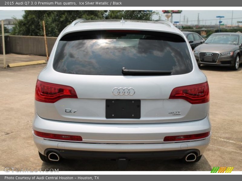 Ice Silver Metallic / Black 2015 Audi Q7 3.0 Premium Plus quattro
