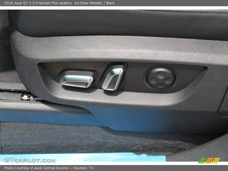 Ice Silver Metallic / Black 2015 Audi Q7 3.0 Premium Plus quattro