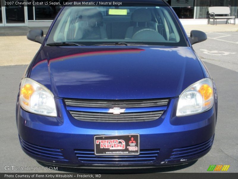 Laser Blue Metallic / Neutral Beige 2007 Chevrolet Cobalt LS Sedan
