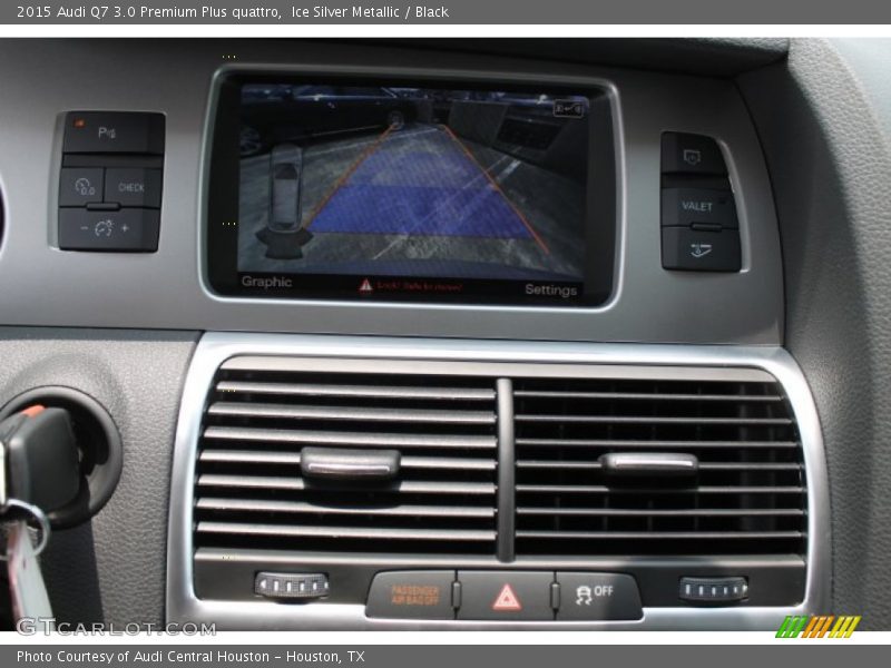 Ice Silver Metallic / Black 2015 Audi Q7 3.0 Premium Plus quattro