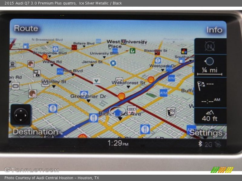 Ice Silver Metallic / Black 2015 Audi Q7 3.0 Premium Plus quattro