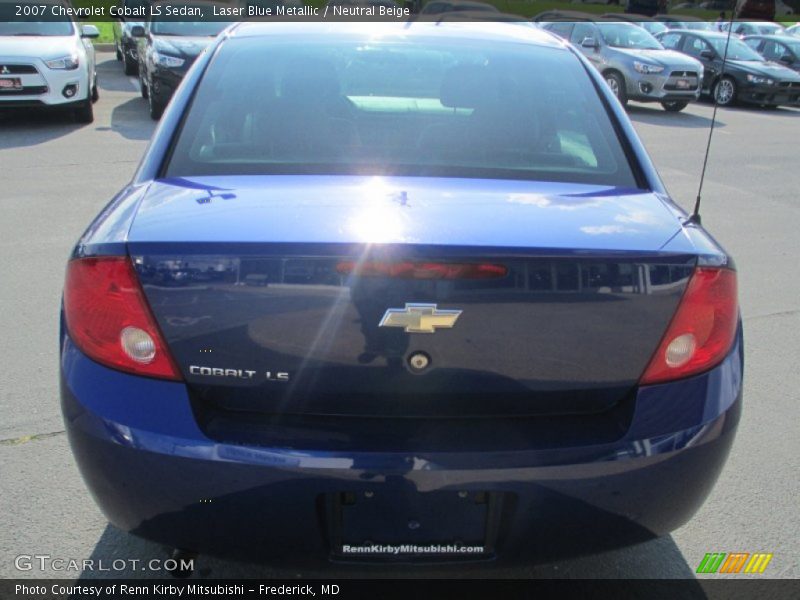 Laser Blue Metallic / Neutral Beige 2007 Chevrolet Cobalt LS Sedan