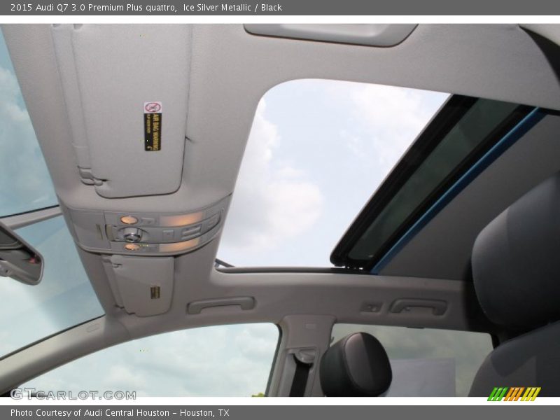 Ice Silver Metallic / Black 2015 Audi Q7 3.0 Premium Plus quattro