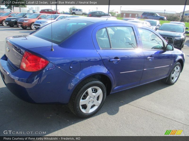 Laser Blue Metallic / Neutral Beige 2007 Chevrolet Cobalt LS Sedan
