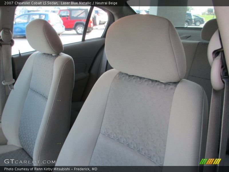 Laser Blue Metallic / Neutral Beige 2007 Chevrolet Cobalt LS Sedan