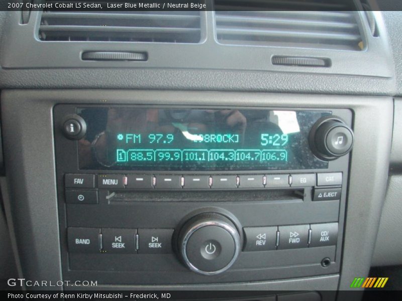 Laser Blue Metallic / Neutral Beige 2007 Chevrolet Cobalt LS Sedan