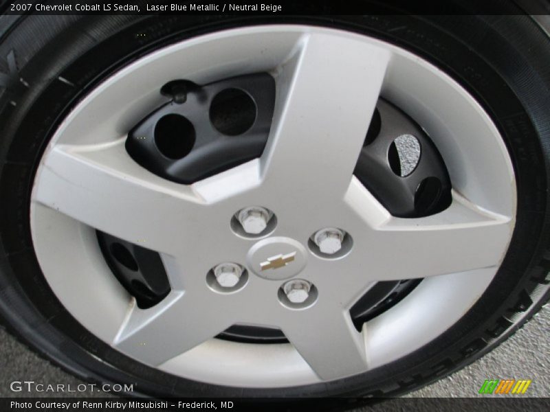 Laser Blue Metallic / Neutral Beige 2007 Chevrolet Cobalt LS Sedan
