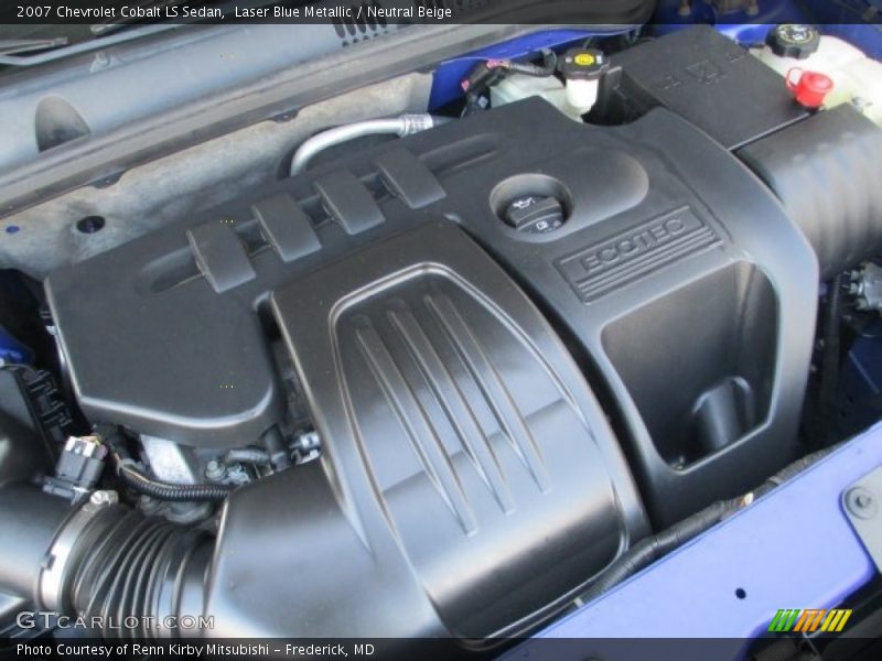 Laser Blue Metallic / Neutral Beige 2007 Chevrolet Cobalt LS Sedan