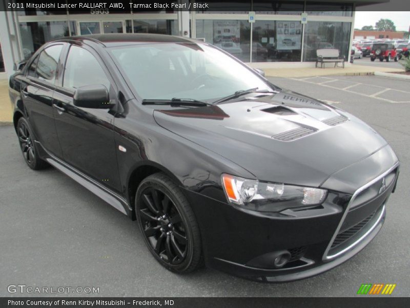 Front 3/4 View of 2011 Lancer RALLIART AWD