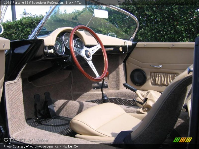 Black / Tan 1956 Porsche 356 Speedster ReCreation