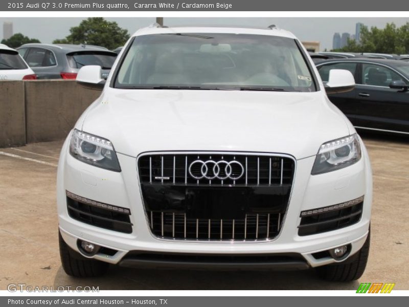 Cararra White / Cardamom Beige 2015 Audi Q7 3.0 Premium Plus quattro