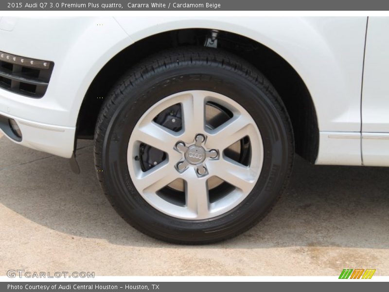 Cararra White / Cardamom Beige 2015 Audi Q7 3.0 Premium Plus quattro
