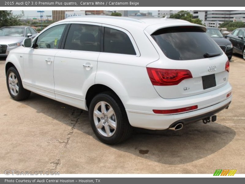 Cararra White / Cardamom Beige 2015 Audi Q7 3.0 Premium Plus quattro