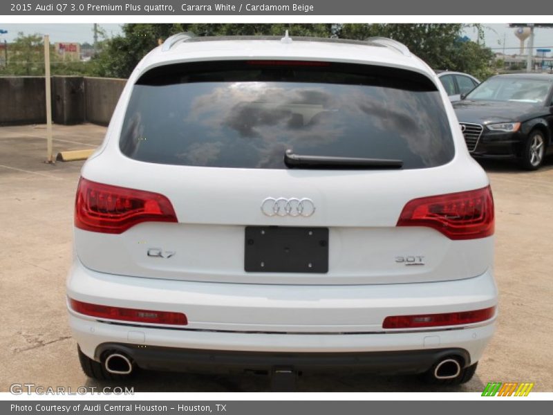 Cararra White / Cardamom Beige 2015 Audi Q7 3.0 Premium Plus quattro