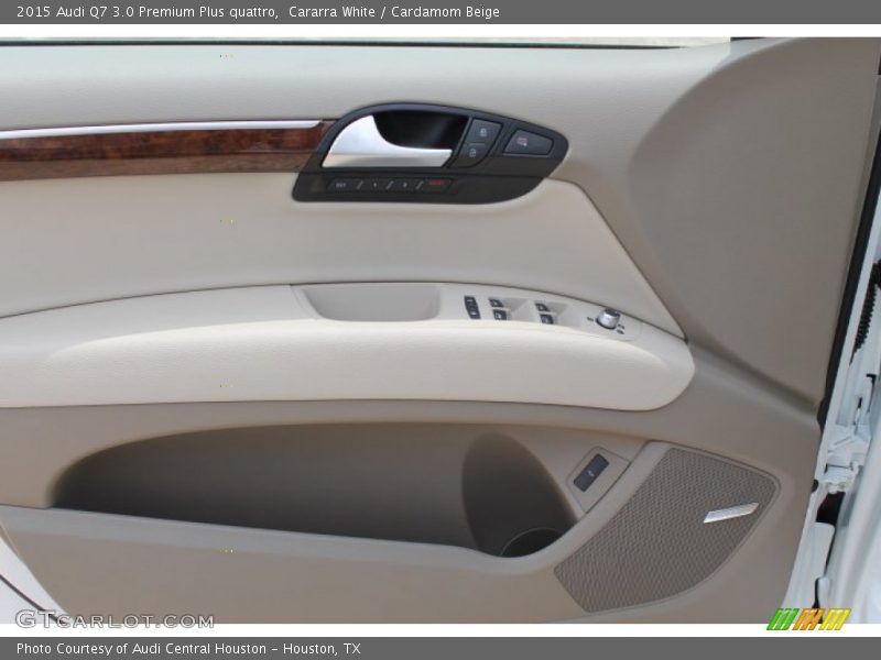 Cararra White / Cardamom Beige 2015 Audi Q7 3.0 Premium Plus quattro