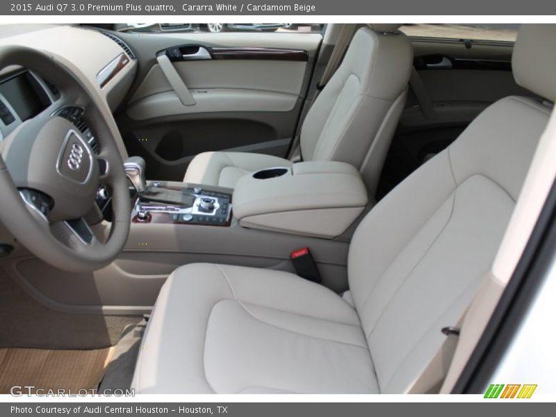 Cararra White / Cardamom Beige 2015 Audi Q7 3.0 Premium Plus quattro