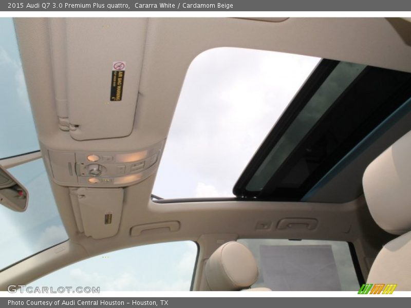 Cararra White / Cardamom Beige 2015 Audi Q7 3.0 Premium Plus quattro