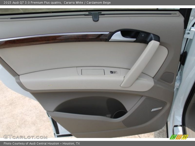 Cararra White / Cardamom Beige 2015 Audi Q7 3.0 Premium Plus quattro