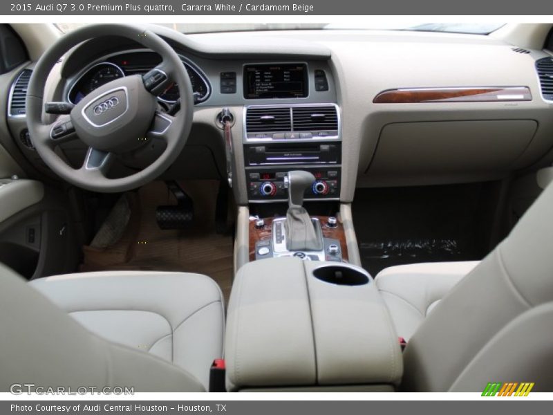 Cararra White / Cardamom Beige 2015 Audi Q7 3.0 Premium Plus quattro