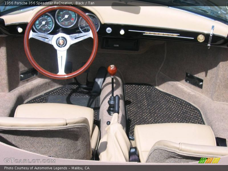 Black / Tan 1956 Porsche 356 Speedster ReCreation