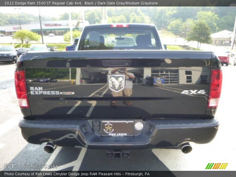 Black / Dark Slate Gray/Medium Graystone 2012 Dodge Ram 1500 ST Regular Cab 4x4