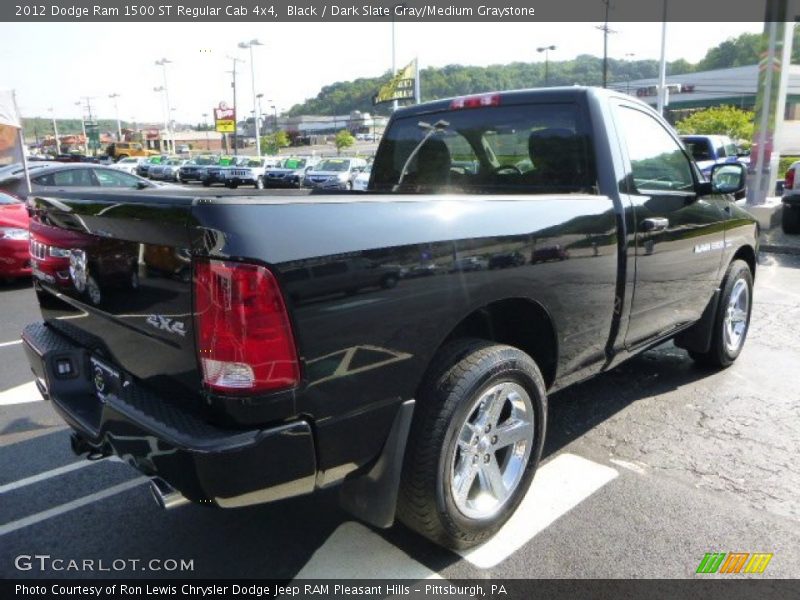 Black / Dark Slate Gray/Medium Graystone 2012 Dodge Ram 1500 ST Regular Cab 4x4