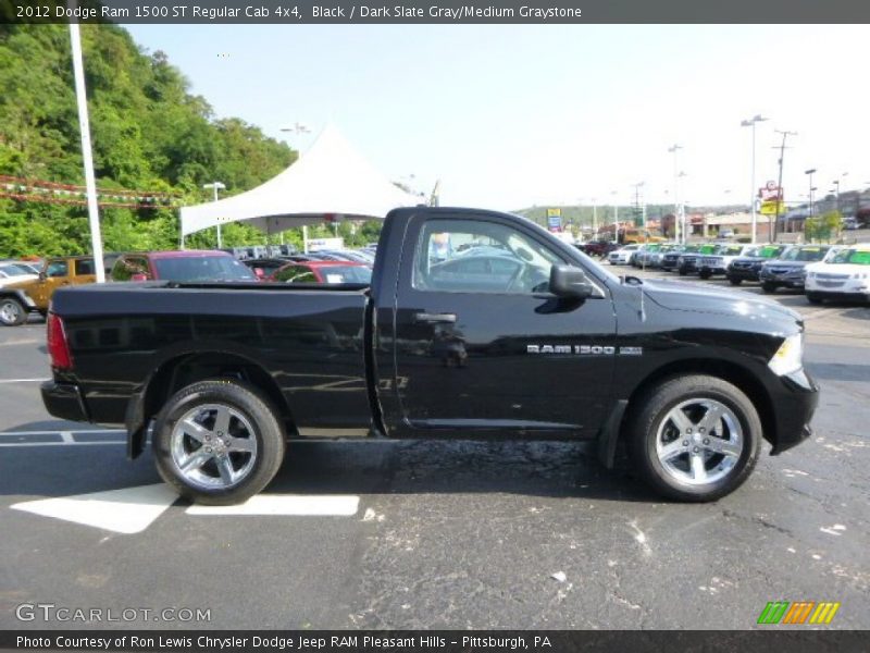 Black / Dark Slate Gray/Medium Graystone 2012 Dodge Ram 1500 ST Regular Cab 4x4