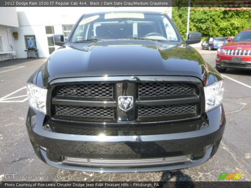 Black / Dark Slate Gray/Medium Graystone 2012 Dodge Ram 1500 ST Regular Cab 4x4