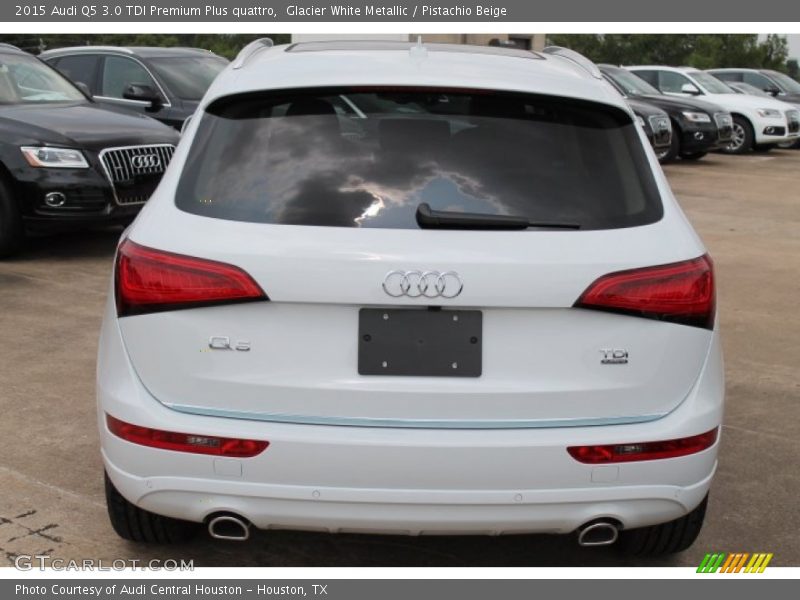 Glacier White Metallic / Pistachio Beige 2015 Audi Q5 3.0 TDI Premium Plus quattro