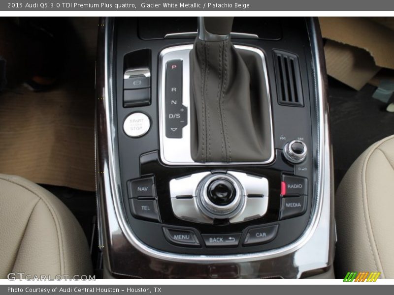 Glacier White Metallic / Pistachio Beige 2015 Audi Q5 3.0 TDI Premium Plus quattro