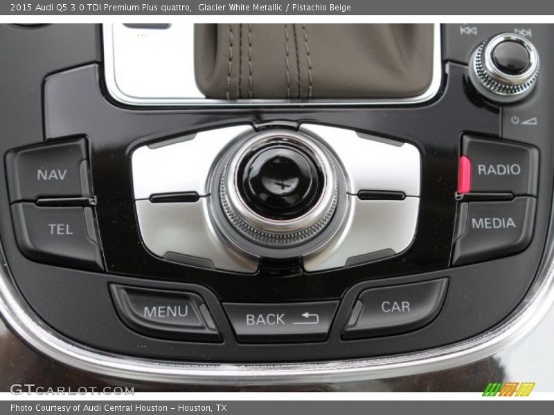 Glacier White Metallic / Pistachio Beige 2015 Audi Q5 3.0 TDI Premium Plus quattro