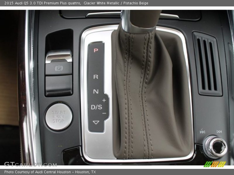 Glacier White Metallic / Pistachio Beige 2015 Audi Q5 3.0 TDI Premium Plus quattro