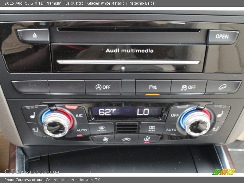 Glacier White Metallic / Pistachio Beige 2015 Audi Q5 3.0 TDI Premium Plus quattro