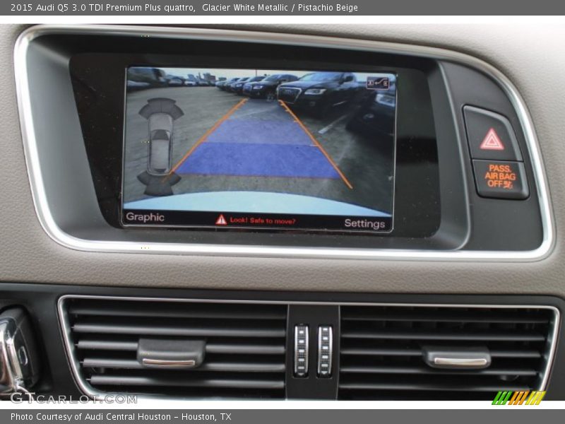 Glacier White Metallic / Pistachio Beige 2015 Audi Q5 3.0 TDI Premium Plus quattro