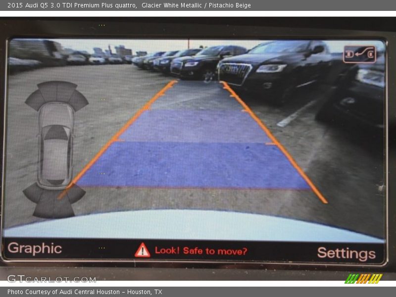 Glacier White Metallic / Pistachio Beige 2015 Audi Q5 3.0 TDI Premium Plus quattro