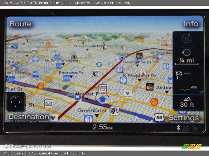 Glacier White Metallic / Pistachio Beige 2015 Audi Q5 3.0 TDI Premium Plus quattro