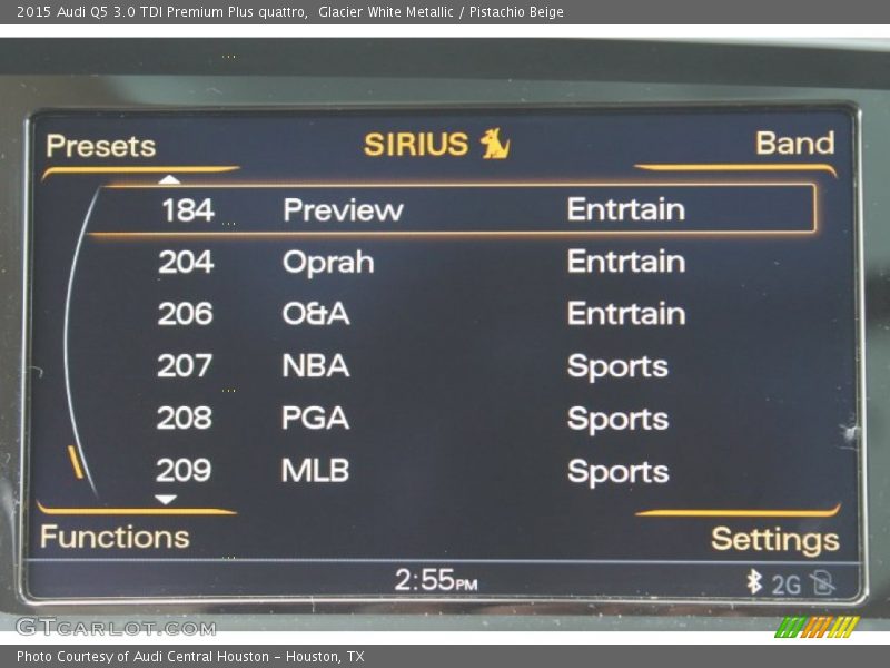 Glacier White Metallic / Pistachio Beige 2015 Audi Q5 3.0 TDI Premium Plus quattro