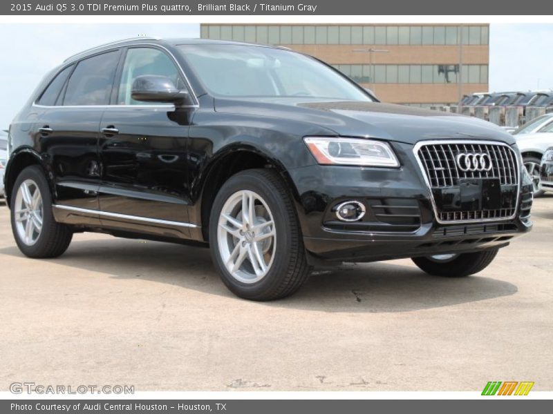 Brilliant Black / Titanium Gray 2015 Audi Q5 3.0 TDI Premium Plus quattro