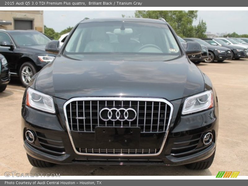 Brilliant Black / Titanium Gray 2015 Audi Q5 3.0 TDI Premium Plus quattro