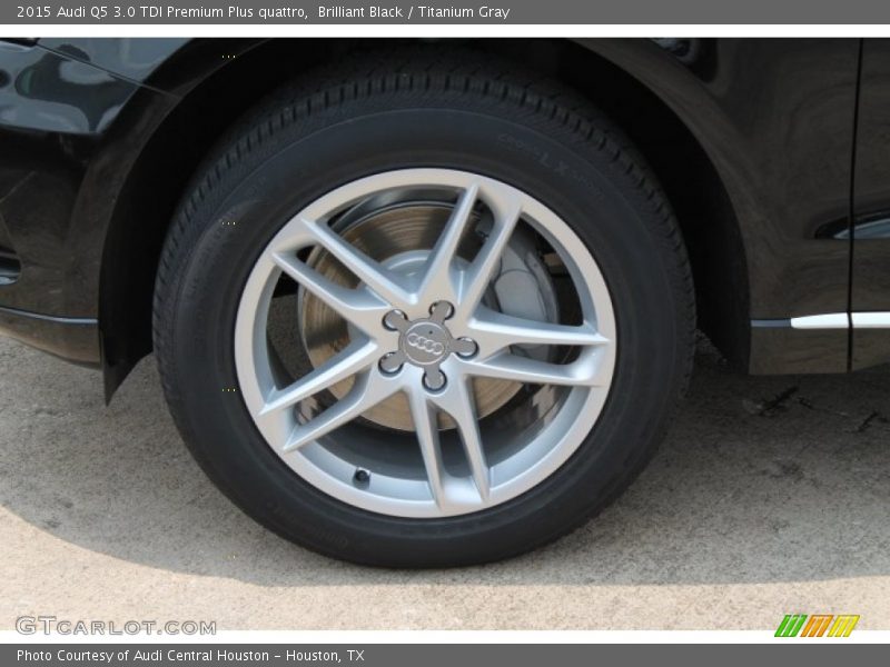 Brilliant Black / Titanium Gray 2015 Audi Q5 3.0 TDI Premium Plus quattro