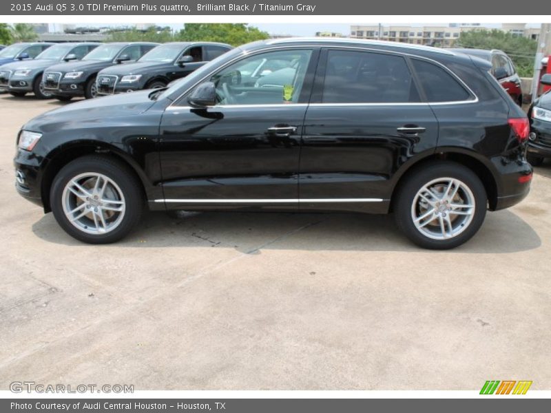 Brilliant Black / Titanium Gray 2015 Audi Q5 3.0 TDI Premium Plus quattro