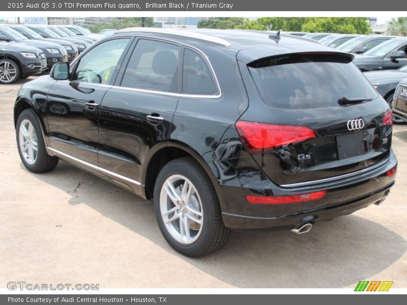 Brilliant Black / Titanium Gray 2015 Audi Q5 3.0 TDI Premium Plus quattro